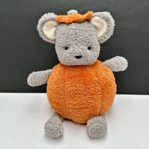 Cloud Island Orange Pumpkin Gray Mouse 13” Plush Baby Soft Stuffed Animal Target